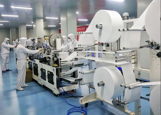 中国 機械に安定したランニング220V/50Hzをする使い捨て可能なNonwovenの外科手術用マスク サプライヤー